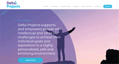 Desktop Screenshot of deltaprojects.org